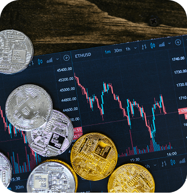 Secure crypto platform illustration